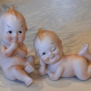 Heirloom Vintage Kewpie Baby Figurines for Nursery